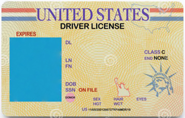 US Driver License